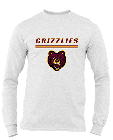 San Lorenzo Grizzlies Mascot #8 Men's Premium LS T-Shirt