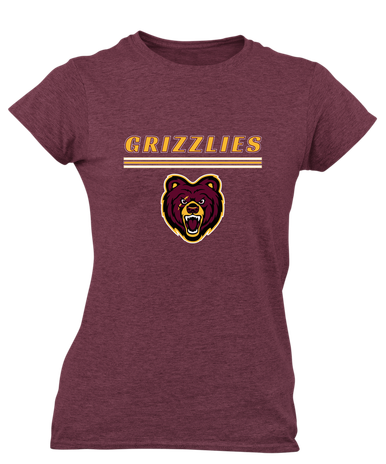 San Lorenzo Grizzlies Mascot #8 Women's SS T-Shirt
