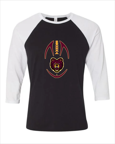 San Lorenzo Grizzlies Football #4 Men's Baseball T-Shirt