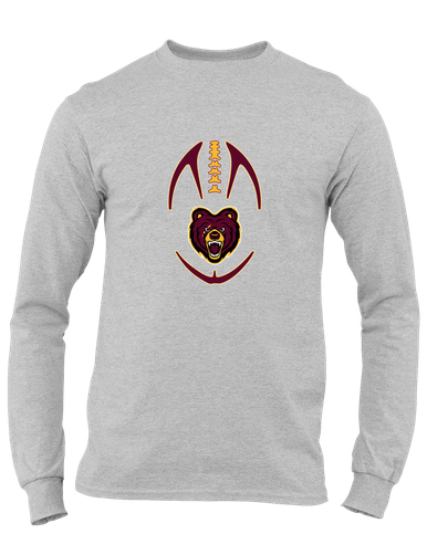 San Lorenzo Grizzlies Football #4 Men's LS T-Shirt