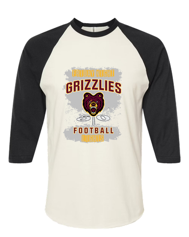 San Lorenzo Grizzlies Football #6 Women's Baseball T-Shirt