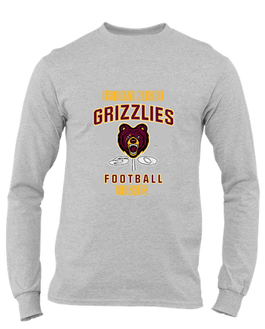 San Lorenzo Grizzlies Football #6 Men's Premium LS T-Shirt