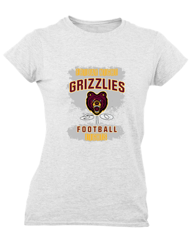 San Lorenzo Grizzlies Football #6 Women's SS T-Shirt