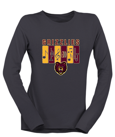 San Lorenzo Grizzlies Band # 2 Women's LS T-Shirt