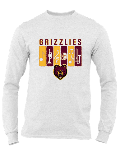 San Lorenzo Grizzlies Band # 2 Men's LS T-Shirt