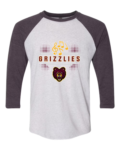 San Lorenzo Grizzlies Band # 3 Men's Baseball T-Shirt
