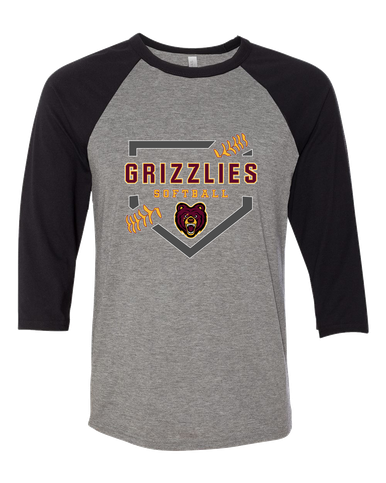 San Lorenzo Grizzlies Softball #2 Women's Baseball T-Shirt