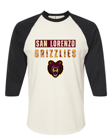 San Lorenzo Grizzlies Mascot #9 Women's Baseball T-Shirt