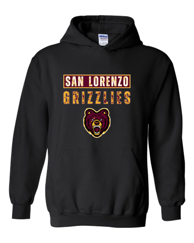 San Lorenzo Grizzlies Mascot #9 Men's Hoodie