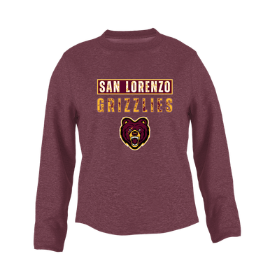 San Lorenzo Grizzlies Mascot #9 Women's Sweatshirt
