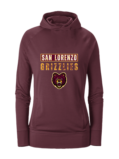 San Lorenzo Grizzlies Mascot #9 Women's Hoodie