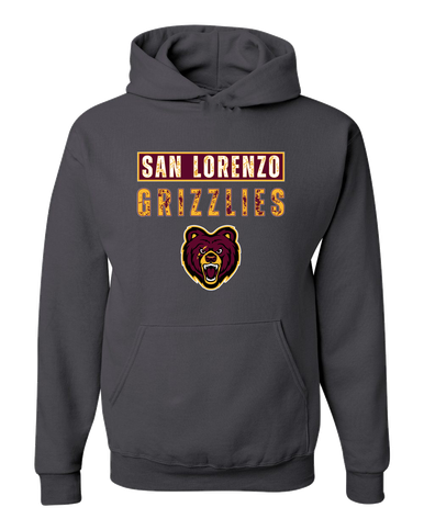 San Lorenzo Grizzlies Mascot #9 Men's Premium Hoodie