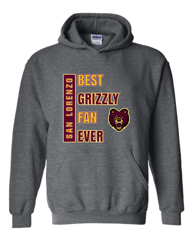 San Lorenzo Grizzlies Best Grizzly Fan Men's Hoodie