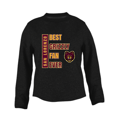 San Lorenzo Grizzlies Best Grizzly Fan Women's Sweatshirt