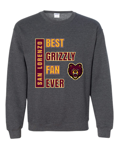 San Lorenzo Grizzlies Best Grizzly Fan Men's Sweatshirt