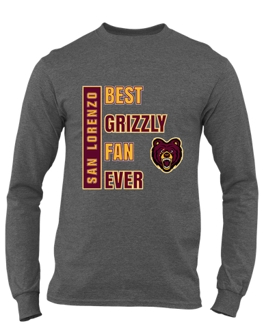 San Lorenzo Grizzlies Best Grizzly Fan Men's LS T-Shirt