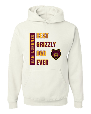 San Lorenzo Grizzlies Best Grizzly Dad Men's Premium Hoodie