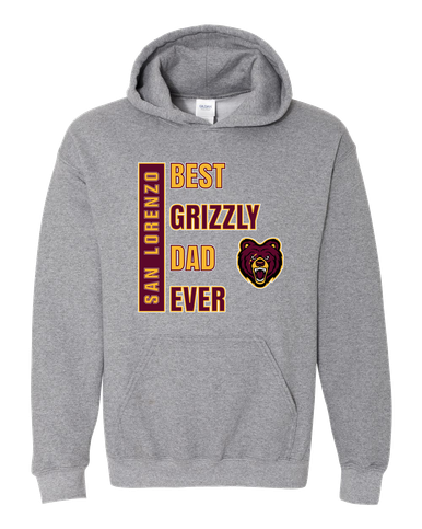 San Lorenzo Grizzlies Best Grizzly Dad Men's Hoodie
