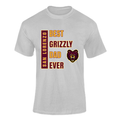 San Lorenzo Grizzlies Best Grizzly Dad Men's Premium SS T-Shirt