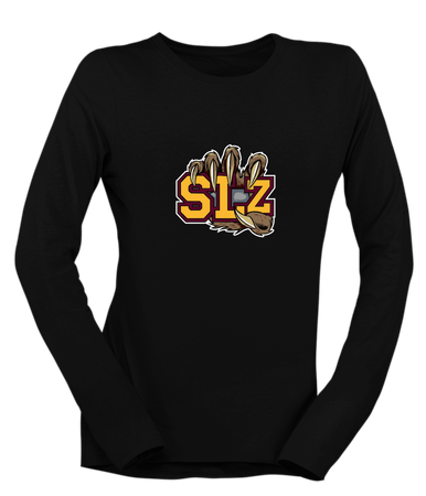 San Lorenzo Grizzlies SLZ Script Mascot #1 Women's Premium LS T-Shirt