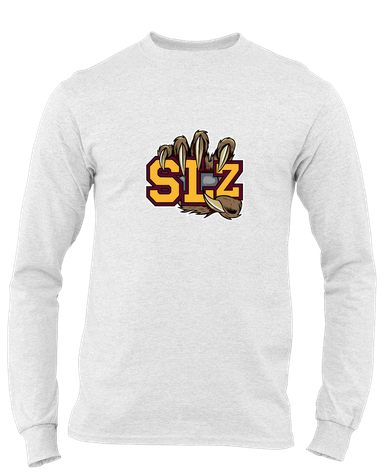 San Lorenzo Grizzlies SLZ Script Mascot #1 Men's Premium LS T-Shirt