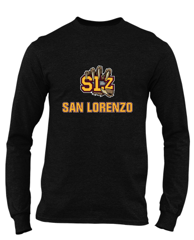 San Lorenzo Grizzlies SLZ Script Mascot #2 Men's Premium LS T-Shirt