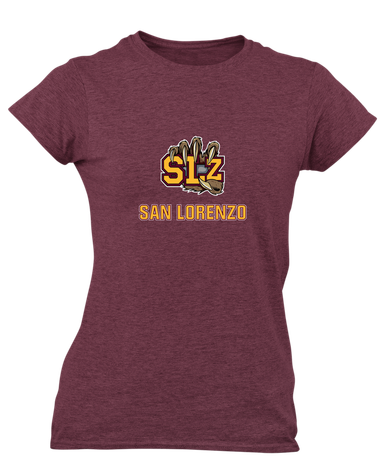 San Lorenzo Grizzlies SLZ Script Mascot #2 Women's SS T-Shirt