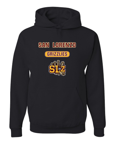 San Lorenzo Grizzlies SLZ Script Mascot #3 Men's Premium Hoodie
