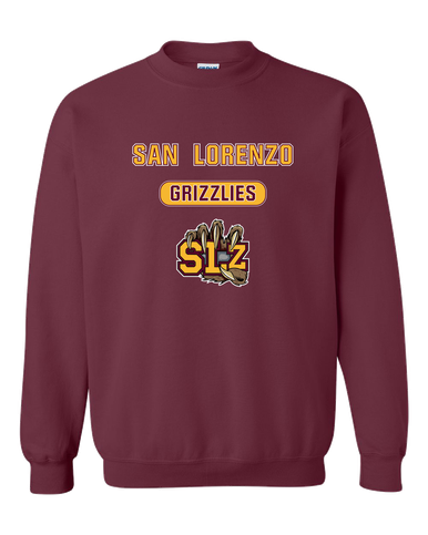 San Lorenzo Grizzlies SLZ Script Mascot #3 Men's Sweatshirt
