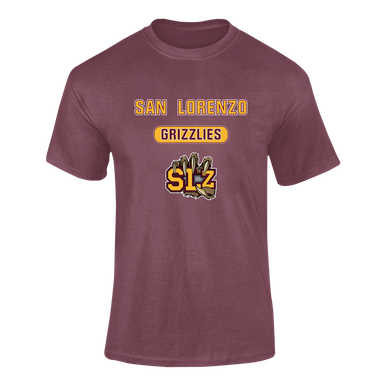 San Lorenzo Grizzlies SLZ Script Mascot #3 Men's SS T-Shirt