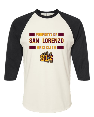 San Lorenzo Grizzlies SLZ Script Property Of Women's Baseball T-Shirt