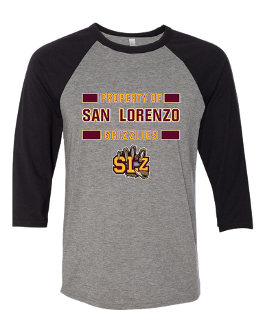 San Lorenzo Grizzlies SLZ Script Property Of Men's Baseball T-Shirt
