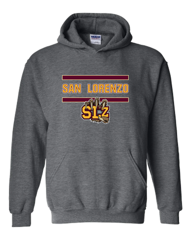 San Lorenzo Grizzlies SLZ Script Mascot #4 Men's Hoodie