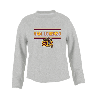 San Lorenzo Grizzlies SLZ Script Mascot #4 Women's Sweatshirt