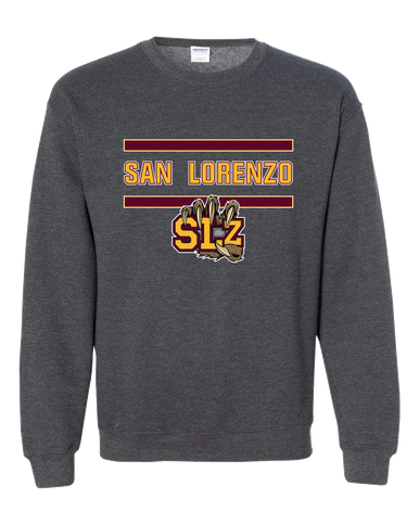 San Lorenzo Grizzlies SLZ Script Mascot #4 Men's Sweatshirt