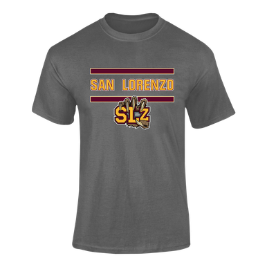 San Lorenzo Grizzlies SLZ Script Mascot #4 Men's SS T-Shirt