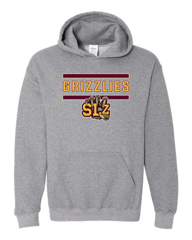 San Lorenzo Grizzlies SLZ Script Mascot #5 Men's Hoodie