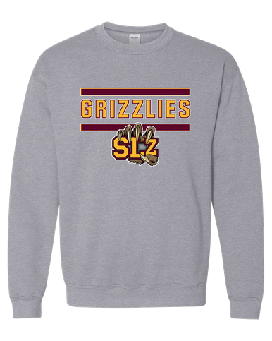 San Lorenzo Grizzlies SLZ Script Mascot #5 Men's Sweatshirt