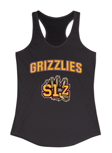 San Lorenzo Grizzlies SLZ Script Mascot #6 Women's Tank Top