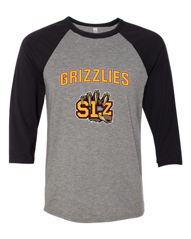San Lorenzo Grizzlies SLZ Script Mascot #6 Women's Baseball T-Shirt