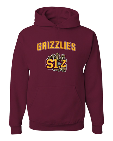 San Lorenzo Grizzlies SLZ Script Mascot #6 Men's Premium Hoodie