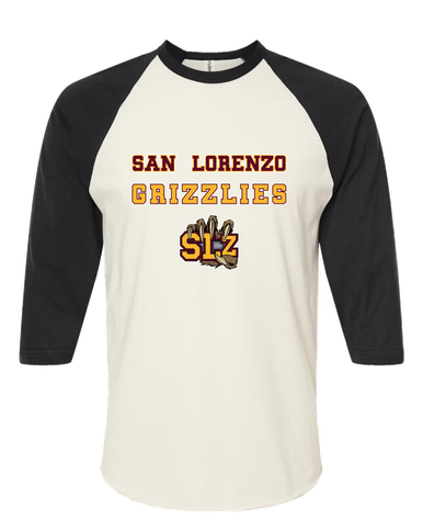 San Lorenzo Grizzlies SLZ Script Spirit Women's Baseball T-Shirt