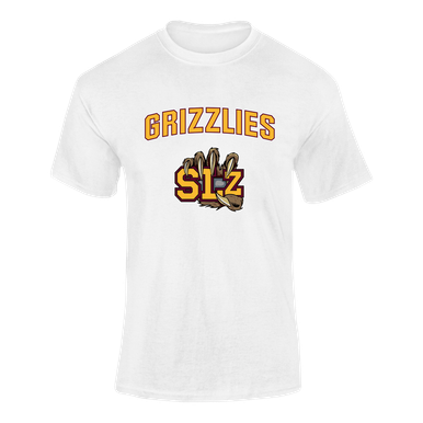 San Lorenzo Grizzlies SLZ Script Mascot #6 Men's SS T-Shirt