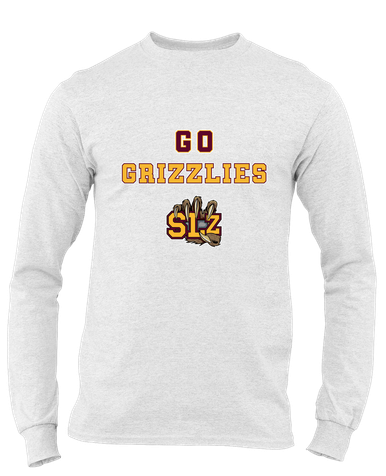 San Lorenzo Grizzlies SLZ Script Go Team Men's Premium LS T-Shirt