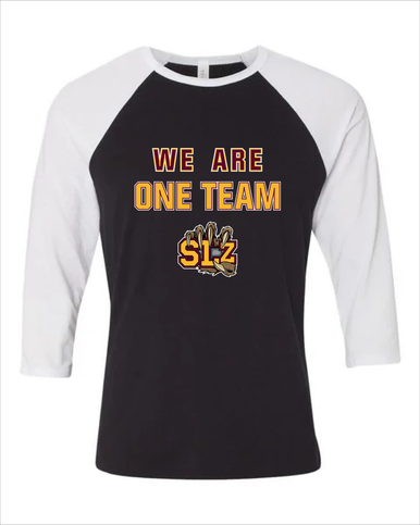 San Lorenzo Grizzlies SLZ Script We Are One Team Men's Baseball T-Shirt