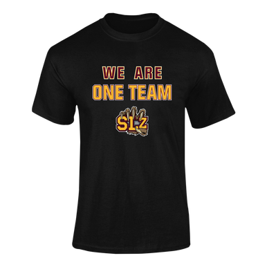 San Lorenzo Grizzlies SLZ Script We Are One Team Men's Premium SS T-Shirt