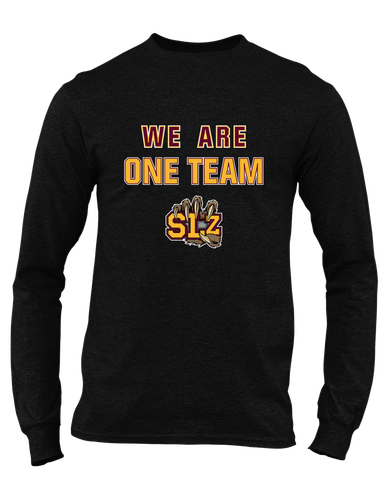 San Lorenzo Grizzlies SLZ Script We Are One Team Men's LS T-Shirt