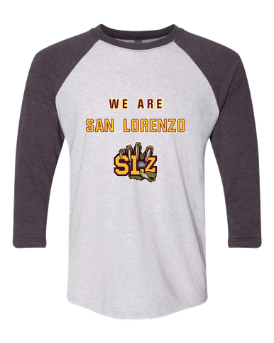 San Lorenzo Grizzlies SLZ Script We Are Men's Baseball T-Shirt