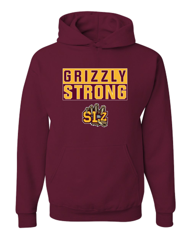 San Lorenzo Grizzlies SLZ Script Strong #1 Men's Premium Hoodie
