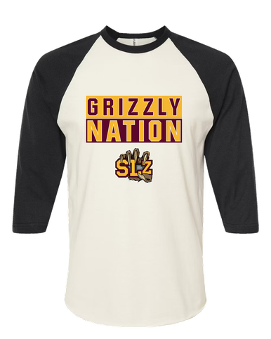 San Lorenzo Grizzlies SLZ Script Nation #1 Men's Baseball T-Shirt